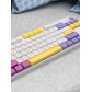 104+31 Ice Cream PBT Dye-subbed XDA Keycap Set for Mechanical Keyboard English / Thai / Japanese / Russian / Arabic / French / German / Spanish